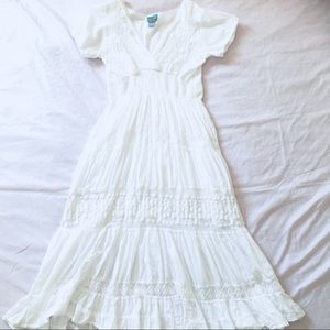 zulily white maxi dress